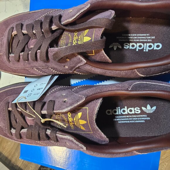 Adidas Originals Mens Samba OG Shadow Brown Chalky Brown Size 12 [JI3211] NEW - Picture 8 of 10